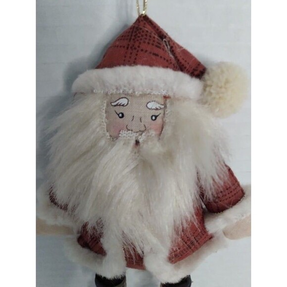 Vintage Handmade Santa Christmas Ornement - Picture 5 of 8
